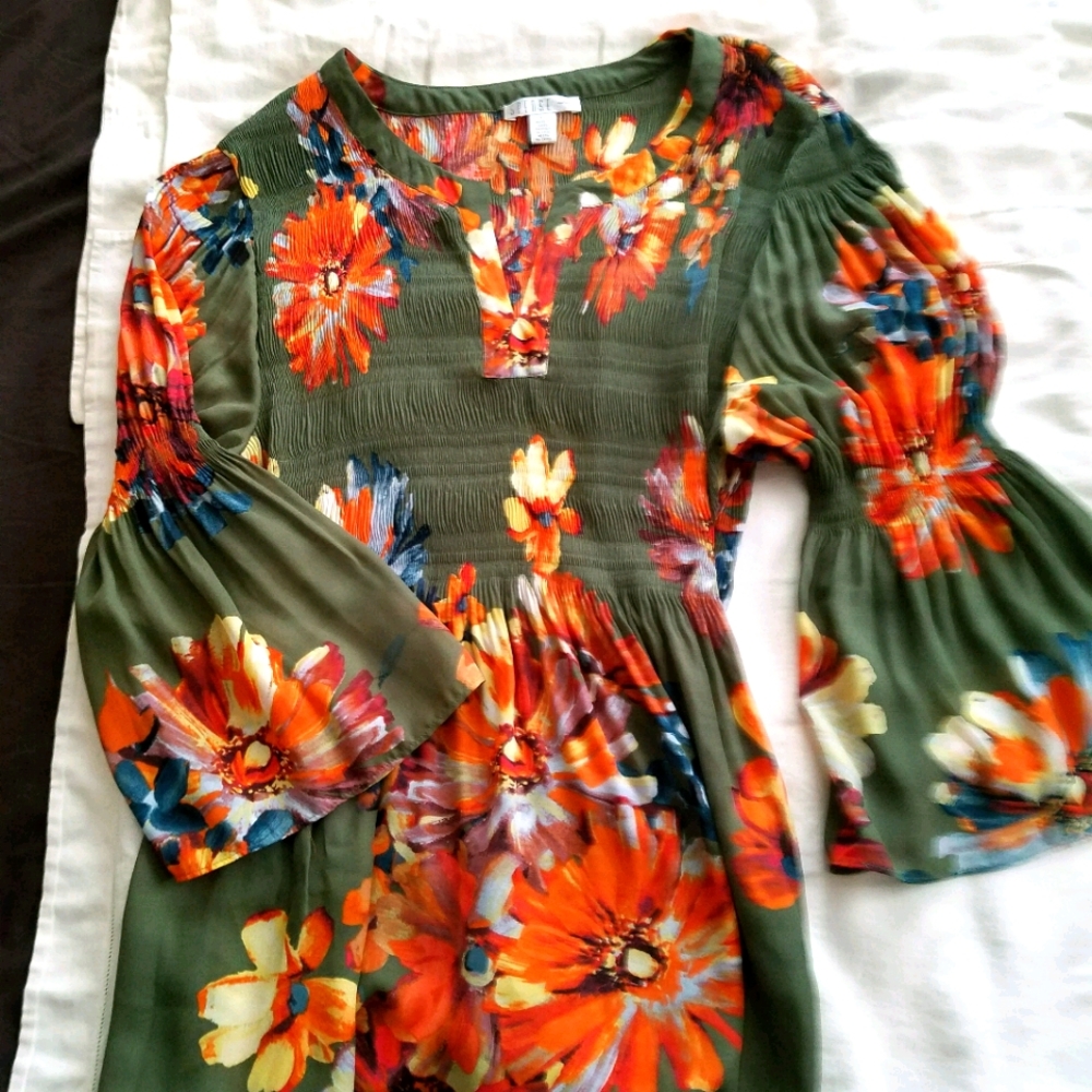 Olive Split Neck Blouse from Stitch Fix